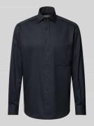 ETERNA Comfort Fit Business-Hemd mit Kentkragen in Anthrazit, Größe 45