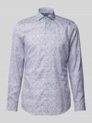 ETERNA Slim Fit Businesshemd mit Haifischkragen in Bleu, Größe 41