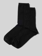 BOSS Socken mit Label-Stitching Modell 'Monogram' im 2er-Pack in Black...