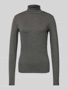 Weekend Max Mara Longsleeve mit Stehkragen Modell 'MULTIF' in Anthrazi...