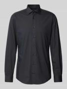 ETERNA Slim Fit Businesshemd mit Stretchanteil und Streifenmuster in B...