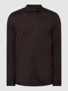 OLYMP Level Five Slim Fit Businesshemd in Premiumqualität in Black, Gr...