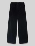 s.Oliver RED LABEL Wide Leg Cordhose aus reiner Baumwolle in Black, Gr...