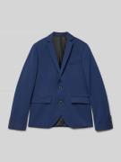 Jack & Jones Sakko mit Reverskragen Modell 'SOLAR' in Blau, Größe 146