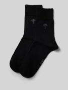JOOP! Collection Socken mit Label-Print im 2er-Pack in Black, Größe 39...