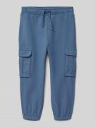 Name It Regular Fit Sweatpants mit Cargotaschen Modell 'NEIL' in Blau,...