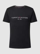 Tommy Hilfiger T-Shirt aus Bio-Baumwolle in Black, Größe L