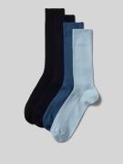 DillySocks Socken in Feinripp-Optik im 4er-Pack in Blau, Größe 1