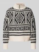 Only Regular Fit Strickpullover mit Woll-Anteil Modell 'FELICIA' in Be...