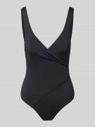 MAGIC Bodyfashion Badeanzug in Wickel-Optik in Black, Größe S