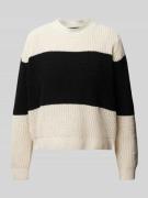 Vero Moda Pullover mit Rundhalsausschnitt Modell 'AGATE' in Beige, Grö...