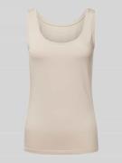 OPUS Tanktop aus Baumwoll-Elasthan-Mix in Beige, Größe 38