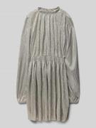 Garcia Kleid mit Stehkragen in Silber, Größe 152