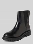 Geox Lederboots mit Reißverschluss Modell 'IRIDEA' in Black, Größe 38