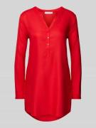 Christian Berg Woman Longbluse mit V-Ausschnitt in Rot, Größe 38