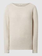 Tom Tailor Regular Fit Strickpullover aus reiner Baumwolle in Beige, G...