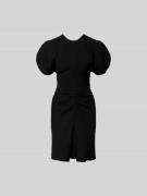 Victoria Beckham Knielanges Kleid aus reiner Viskose in Black, Größe 3...