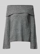 Vero Moda Regular Fit Strickpullover mit Off-Shoulder-Ärmeln und breit...