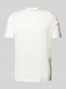 Emporio Armani T-Shirt mit Label-Print in Offwhite, Größe XL