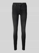 Vero Moda Skinny Fit Jeans im 5-Pocket-Design Modell 'LUX' in Black, G...