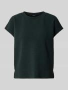 OPUS T-Shirt mit Strukturmuster Modell 'Gomke' in Dunkelgruen, Größe M