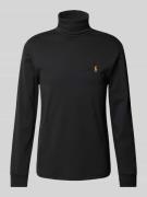 Polo Ralph Lauren Longsleeve mit Rollkragen in Black, Größe XXL