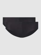 PUMA Hipster aus Mikrofaser im 2er-Pack - nahtlos in Black, Größe L