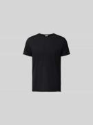 Filippa K T-Shirt mit Rundhalsausschnitt in Black, Größe S