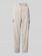 MAC Tapered Fit Cordhose mit Cargotaschen Modell 'Rahel' in Offwhite, ...