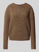 Marc O'Polo Regular Fit Bouclé-Pullover aus Schurwoll-Alpakawoll-Mix i...