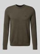 Marc O'Polo Regular Fit Pullover aus reiner Baumwolle in Oliv, Größe L