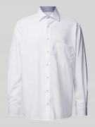 ETERNA Comfort Fit Businesshemd aus Popeline in Weiss, Größe 44