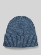 Tommy Hilfiger Beanie mit Label-Stitching in Marine, Größe 1