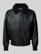 Calvin Klein Jeans Jacke in Leder-Optik Modell 'AVIATOR' in Black, Grö...