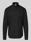 CK Calvin Klein Slim Fit Business-Hemd mit Label-Stitching Modell 'BAR...