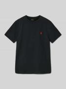 Polo Ralph Lauren Teens T-Shirt mit Logo-Stitching in Black, Größe M