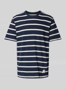 Pepe Jeans T-Shirt mit Label-Patch Modell 'Alessandro' in Marine, Größ...