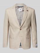 ATELIER TORINO Sakko aus Schurwoll-Leinen-Mix Modell 'TITO' in Beige, ...