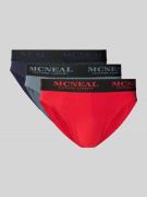 MCNEAL Slip mit Label-Bund im 3er-Pack in Rot, Größe L