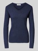 Christian Berg Woman Regular Fit Strickpullover mit V-Ausschnitt in Du...