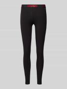 HUGO Leggings mit elastischem Logo-Bund Modell 'SPORTY' in Black, Größ...