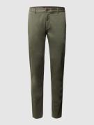 Roy Robson Slim Fit Chino mit Stretch-Anteil in Oliv, Größe 28