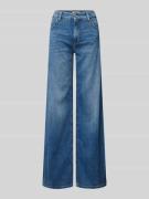 Cambio Wide Leg Jeans im 5-Pocket-Design in Blau, Größe 42