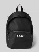 BOSS Rucksack mit Label-Print in Black, Größe 1