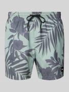 BOSS Badehose mit elastischem Bund Modell 'Piranha' in Gruen, Größe XL