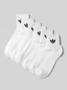 adidas Originals Socken mit Logo-Print im 6er-Pack in Weiss, Größe 40-...