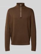 Jack & Jones Premium Troyer mit Label-Detail MOdell 'BLAMILANO' in Ant...