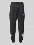 ADIDAS SPORTSWEAR Sweatpants mit Label-Print in Black, Größe L