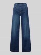MAC Wide Leg Jeans im 5-Pocket-Design in Dunkelblau, Größe 42/32