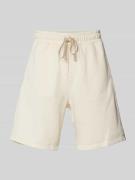 Pegador Sweatshorts mit elastischem Bund in Beige, Größe L